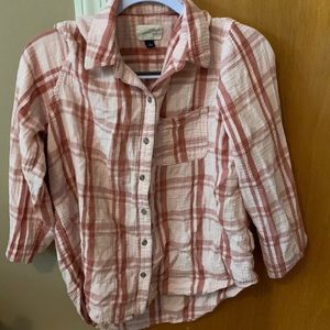 Small pink flannel from Universal Thread